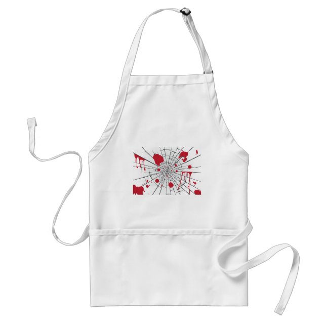 halloween shattered glass standard apron (Front)