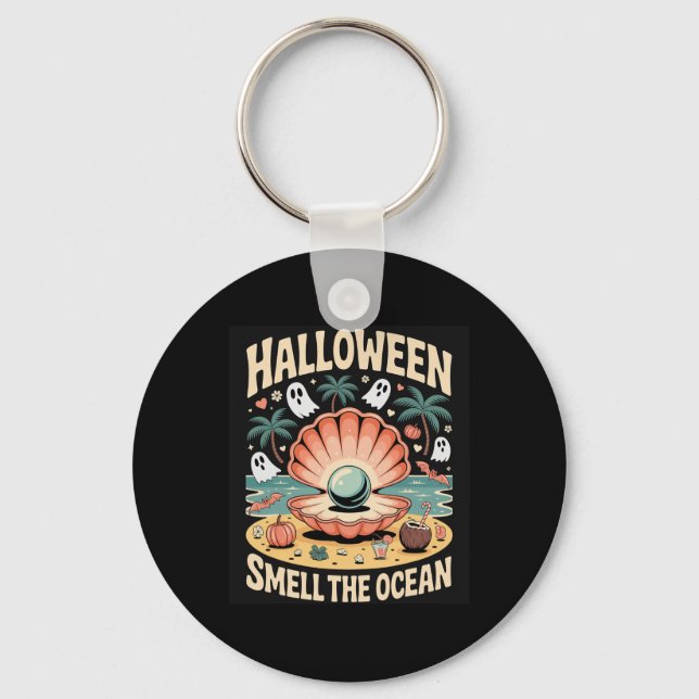 Halloween Shell Tease – Spread My Flaps Smell The  Key Ring (Front)