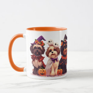 Halloween Shih Tzu Dogs Mug
