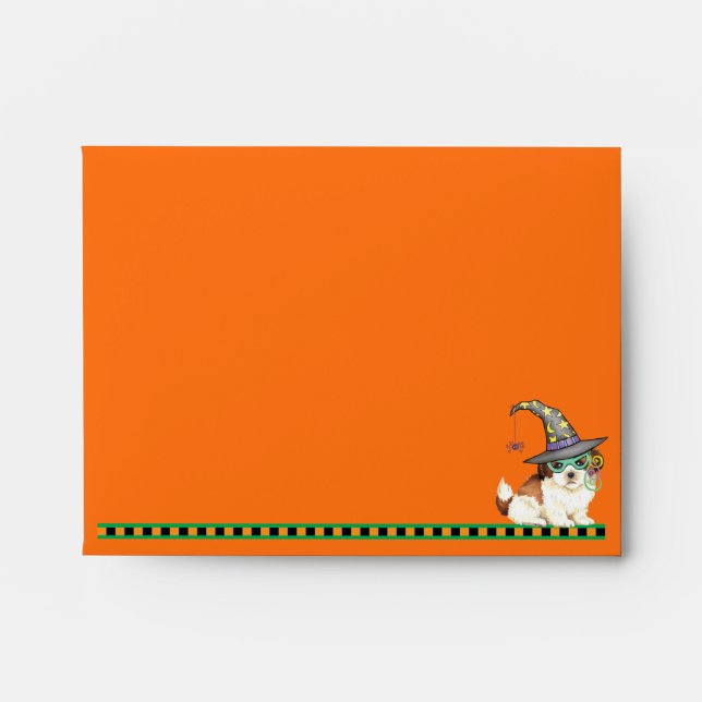 Halloween Shih Tzu Envelope (Front)