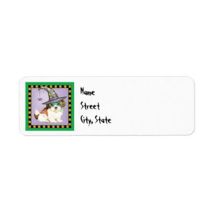 Halloween Shih Tzu Label
