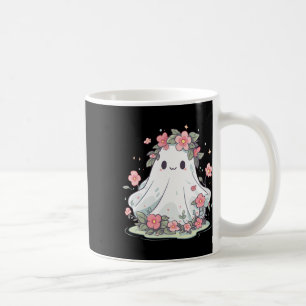 Halloween Shirt Floral Ghost Halloween Costume Gir Coffee Mug