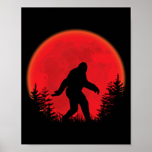 Halloween Shirt For Men Boys Kids Blood Moon Poster