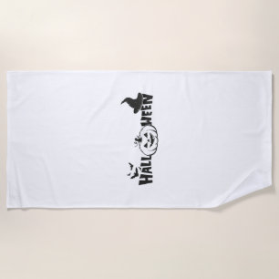 Halloween Shirt, Funny Halloween Shirt Beach Towel