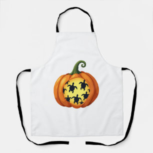 Halloween Shirt Pumpkin Turtle Sea Halloween Costu Apron