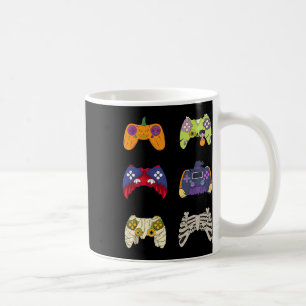 Halloween Shirt Skeleton Zombie Gaming Controllers Coffee Mug