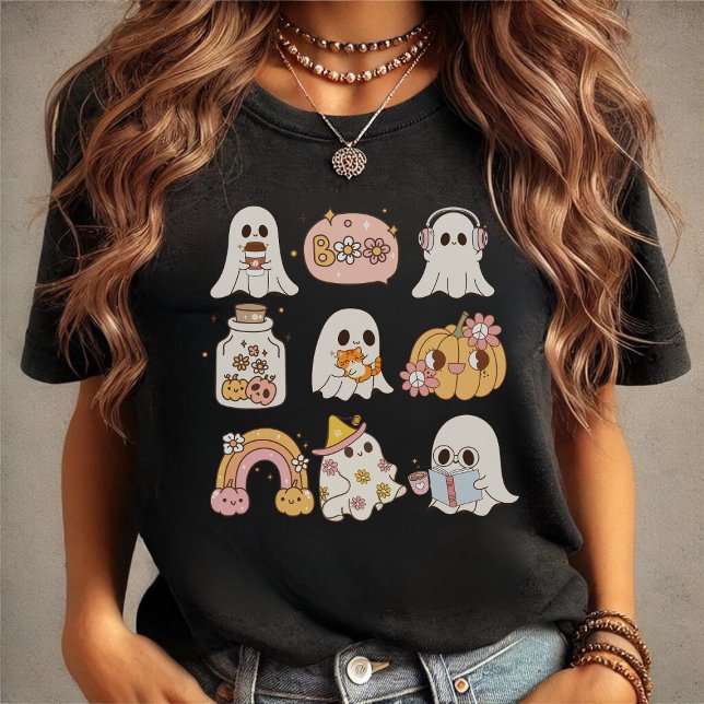 Halloween Shirt Trick or treat Pumpkin Ghost (Creator Uploaded)
