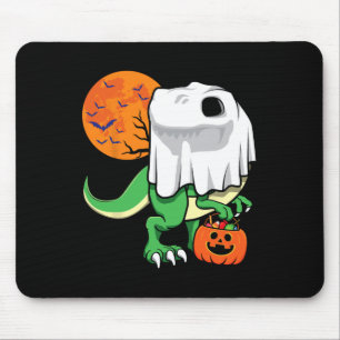 Halloween Shirts For Boys Men Dinosaur T Rex Ghost Mouse Mat