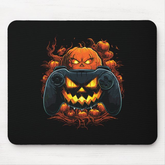 Halloween Shirts Gaming Controller Boys Halloween  Mouse Mat (Front)