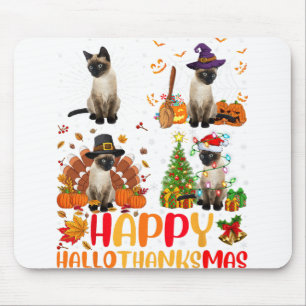 Halloween Shirts Women Men Kids Halloween Black Ca Mouse Mat
