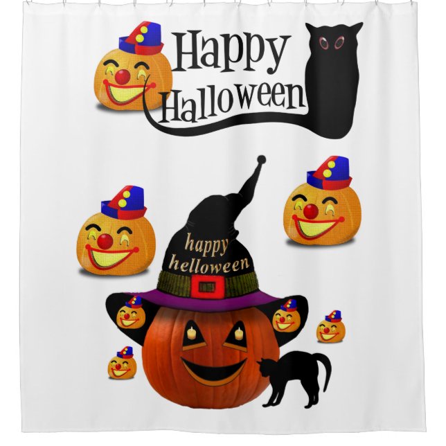 Halloween Shower Curtain (Front)