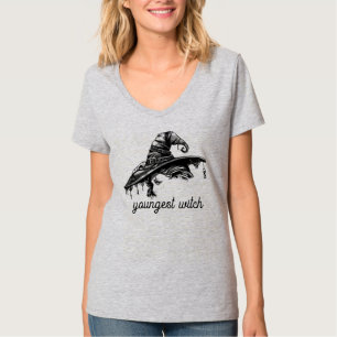 Halloween Sibling Witch Short Sleeve Tee