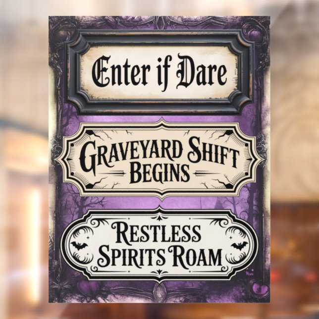 Halloween Signs (Sheet 2)