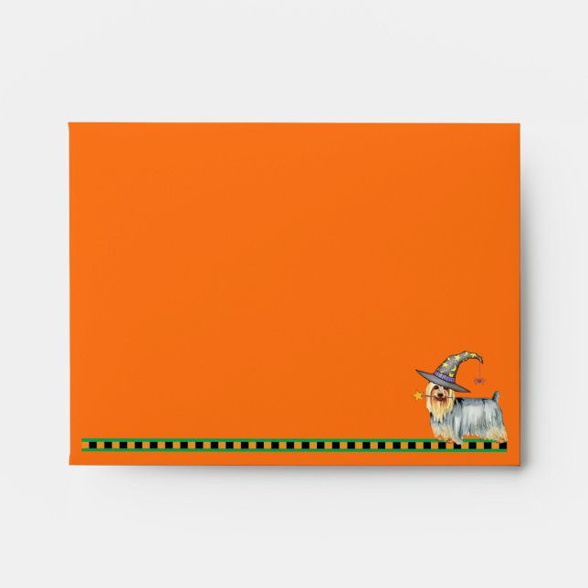 Halloween Silky Terrier Envelope (Front)