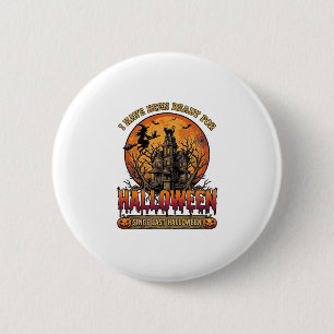 Halloween Since Last Haunted House Flying Witch_1 6 Cm Round Badge