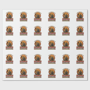 Halloween Since Last Haunted House Flying Witch_1 Wrapping Paper