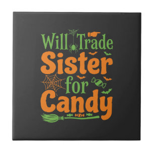 Halloween Sister Candy Trade Design_1 Tile