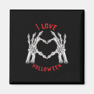 Halloween Skeletal Hands Heart Funny Saying  Magnet