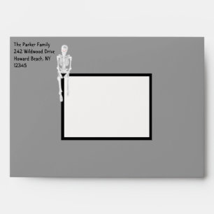 Halloween Skeleton 5x7" Envelope