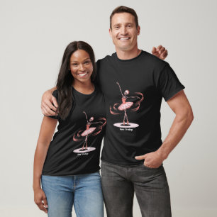 Halloween Skeleton Ballerina Ballet Dance Costume  T-Shirt