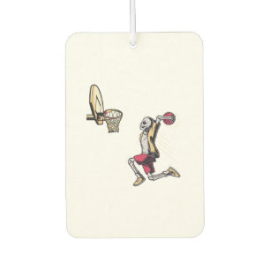 Halloween Skeleton Basketball Player Costume Skull Car Air Freshener