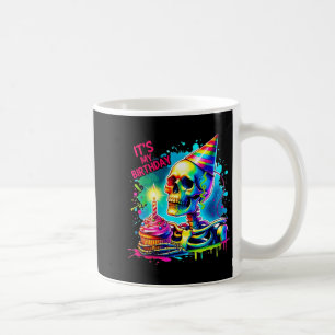 Halloween Skeleton Birthday Costume Party Cake Coffee Mug
