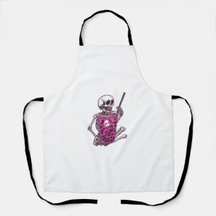 Halloween Skeleton Bubble Tea Apron