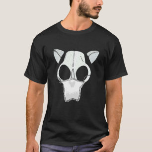 Halloween Skeleton Cat Quarantine Kitty Social Dis T-Shirt