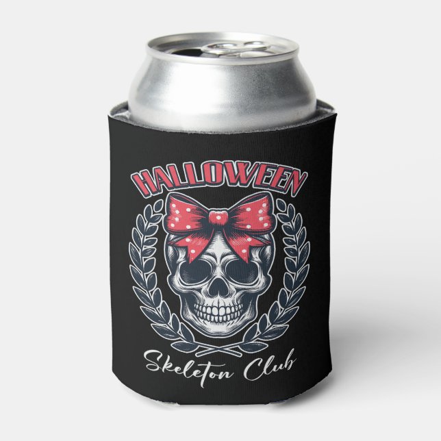 Halloween Skeleton Club Can Cooler (Can Front)