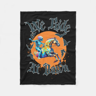 Halloween Skeleton Costume Fleece Blanket