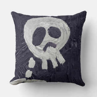 halloween skeleton cushion