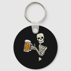 Halloween Skeleton Dad Funny Lazy Skull Costume Pa Key Ring