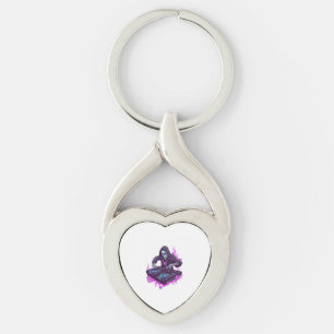 Halloween Skeleton DJ Key Ring