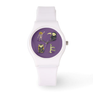 Halloween Skeleton Dracula Mummy Grim Reaper Watch