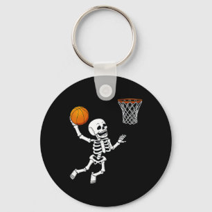 Halloween Skeleton Dunking Basketball Boys Girls K Key Ring