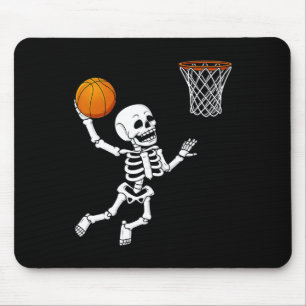 Halloween Skeleton Dunking Basketball Boys Girls K Mouse Mat