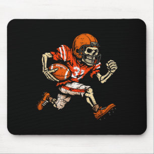Halloween Skeleton Football Player Soky Season Men Mouse Mat