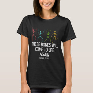 Halloween Skeleton Funny Christian Men Women Kids  T-Shirt