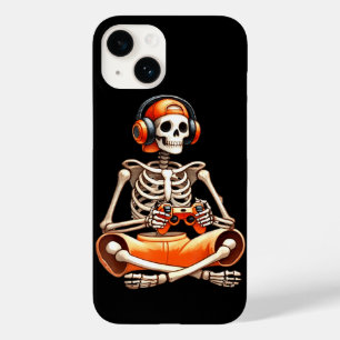 Halloween Skeleton Gamer Video Gaming Lovers Case-Mate iPhone 14 Case