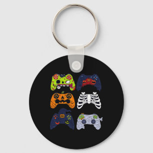 Halloween Skeleton Gaming Controllers Zombie Mummy Key Ring