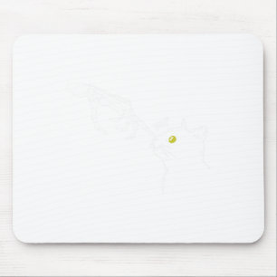 Halloween Skeleton Hand Cat Boop Funny Costume Cat Mouse Mat