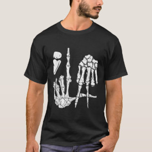 Halloween Skeleton Hand Comma La Punctuation Kamal T-Shirt