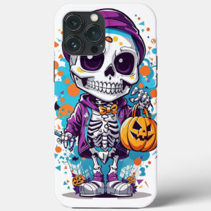 halloween skeleton illustration Case-Mate iPhone c iPhone 13 Pro Max Case