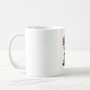 Halloween Skeleton Just Waiting Funny Vintage_1 Coffee Mug