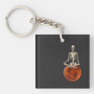 HALLOWEEN SKELETON KEY RING