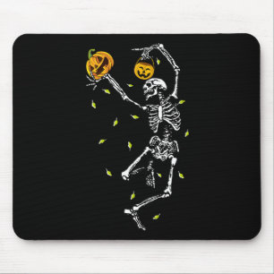 Halloween Skeleton Men Women Dance Skeleton Pumpk Mouse Mat