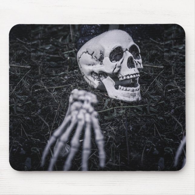 Halloween Skeleton Mouse Mat (Front)