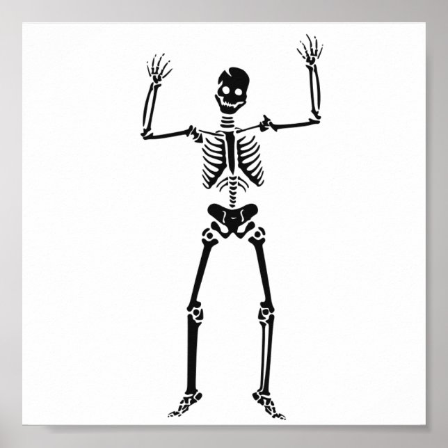 Halloween Skeleton Poster (Front)