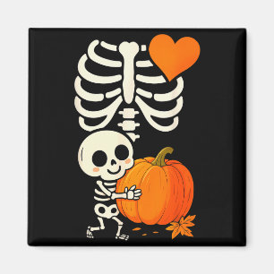 Halloween Skeleton Pregnancy Announcement Soky Mom Magnet