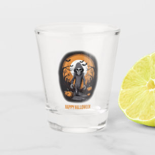 Halloween Skeleton Shot Glass